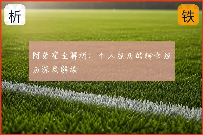 阿劳霍全解析：个人经历的转会经历深度解读